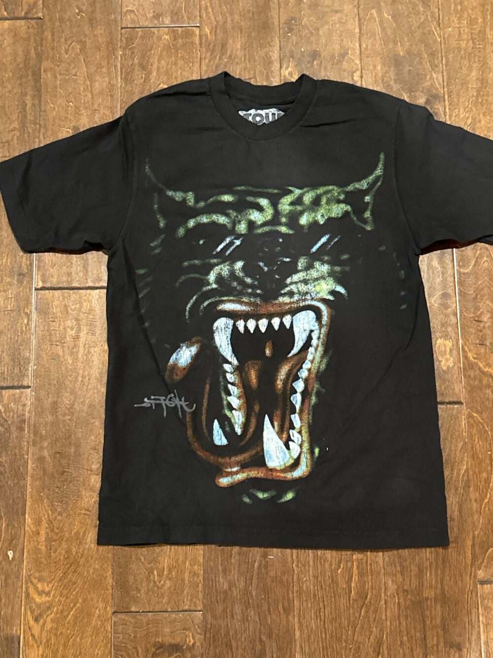 Cactus Jack by Travis Scott Circus Maximus Tour Green Hyena Graphic T-Shirt